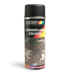 Spray de peinture de camouflage - noir - Motip
