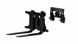 Attache rapide avec fourche pour chargeuse sur pneus G48XE - 28138