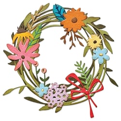 Matrices de découpe - Couronne de fleurs - Dies Thinlits - Tim Holtz - Sizzix