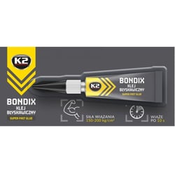 Colle extra forte - Tous supports - Séchage ultra rapide - Tube de 3g - K2