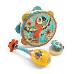 Set de 3 instruments Animambo - Djeco - Jaune