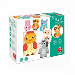 Puzzle magnetique ferme a partir de 12 mois - Goula - Noir