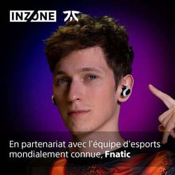 Ecouteurs sans fil Bluetooth - Sony INZONE Buds avec reduction de bruit - Blanc
