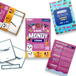 Mini-Mondy - 90 cartes - Loisirs -  Langage