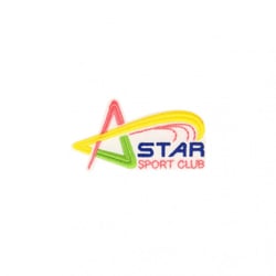 Lot de 3 écussons thermocollants Star Sport Club 3cm x 6cm