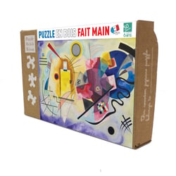 Jaune Rouge Bleu de Kandinsky - Puzzle Michèle Wilson