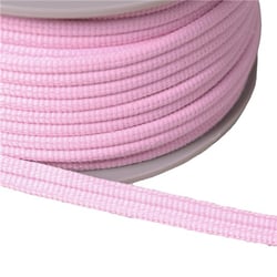 Bobine 20m Double cordon 9mm rose clair