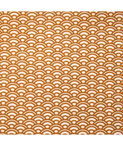 Tissu coton Saijo de 150 cm de largeur Cassonade Marron vendu par 50 cm