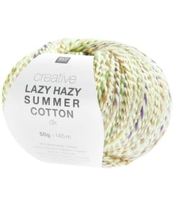 Pelote de coton à tricoter Creative LAZY HAZY SUMMER COTTON - Rico Design 33 Citron