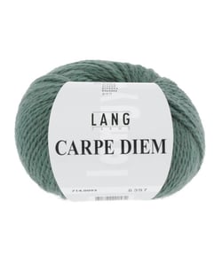 Pelote de Laine et Alpaga à tricoter CARPE DIEM - Lang Yarns 0093 Vert Lierre