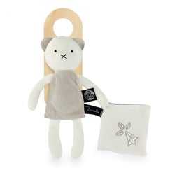 Peluche avec doudou ours Terre de Légendes Hermine 28 cm - Maïlou Tradition