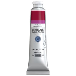 Peinture à l'huile - Extra-fine - Violet permanent - 631 - Lefranc Bourgeois - 40ml