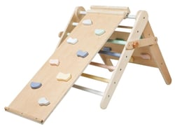 Triangle Pikler 3en1 + planche et table d'activité