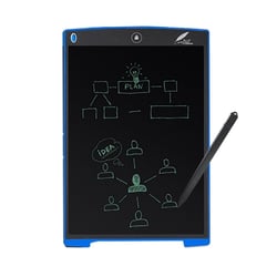 Tablette Graphique Écriture Dessin LCD 12 Pouces Bleu YONIS