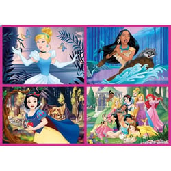 Puzzles Disney Princesses - EDUCA - Multi 4 En 1