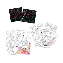 Cahier d'activités de coloriage à paillettes 3 en 1