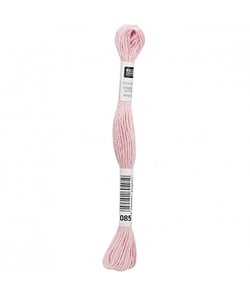 Fil à broder mouliné Uni - Rico Design 085 Rose