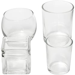 Photophores, H : 5,3-8,4 cm, d 4,5-7,3 cm, Le contenu peut varier , 72 pièces/ 1 Pq.