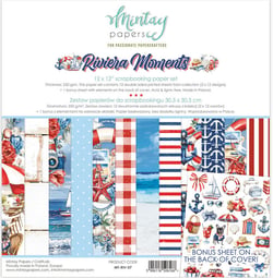 Pochette de 13 feuilles recto verso Riviera moments MINTAY