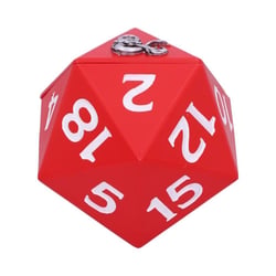 Donjons et Dragons : Boîte de rangement de dés D20