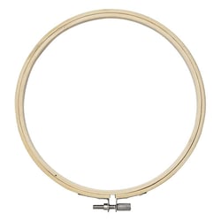 Cadre de broderie en bois Ø 15 cm
