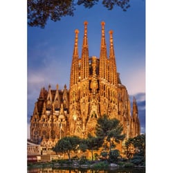 Puzzle temple de sagrada familia 1000 pièces - collection monument d'espagne - educa 17097