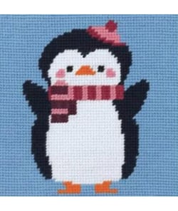 Mon 1er kit tapisserie - Pingouin - Anchor Bleu
