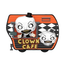 Terrifier - Figurine POP! Super Deluxe Art avec Clown Café 15 cm - Funko