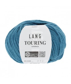Pelote de laine à tricoter TOURING - Lang Yarns 388 Gris