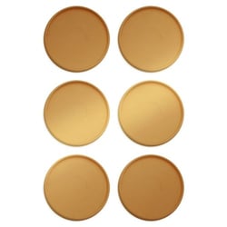 9 disques de reliure doré - We R