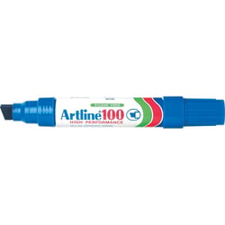 Marqueur - Bleu - Indélébile - Permanent - Pointe large - Tous supports - Artline100