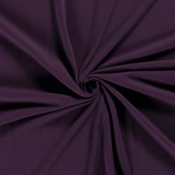 Tissu Sweat envers doudou uni Violet