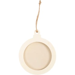 Cadre, décorations à suspendre, P: 0,5 cm, d 8 cm, 24 pièces/ 1 Pq.