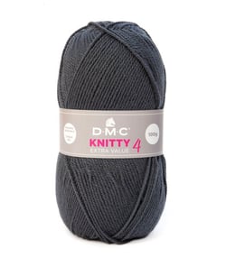 Fil à tricoter KNITTY 4 - 50gr - DMC 633 gris