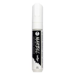 Marqueur - Peinture acrylique - Blanc - Permanent - Pointe biseautée 12mm - Marbel - Darwi