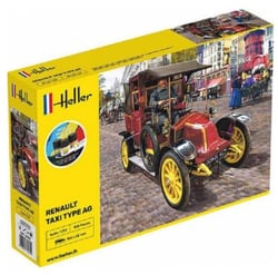 Maquette STARTER KIT Renault Taxi Type AG - Heller