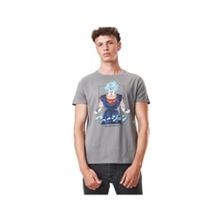 T-shirt homme en coton col rond Dragon Ball Super Super Saiyan Blue - Taille S - Capslab