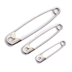 Prym Épingles à nourrice avec bobine Numéro 0–3, Sliver, 27/38/50 mm