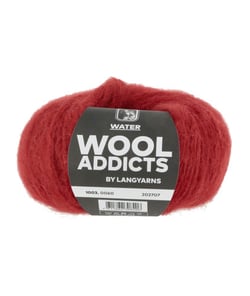 Pelote 100% Alpaga à tricoter WATER - Wool Addict 0060 Rouge
