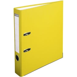 Classeur A Levier Polypro A4 - Dos De 50 Mm - Jaune - Exacompta