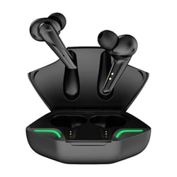 Ecouteurs Bluetooth 5.0 Gaming Stéréo LED Basse Latence Blanc 10m Autonomie 3h Noir YONIS