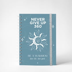 Agenda Journalier Non Daté Be A Warrior Blue