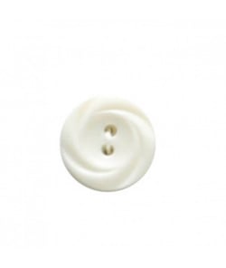 Carte de 5 boutons chantilly blanc 15mm - Distrifil Blanc
