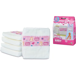 NBB Lot de 5 Couches pour poupée