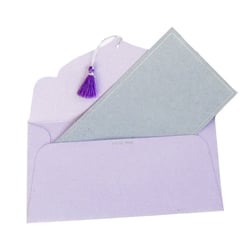 Papertree - Carte 19x10cm Gris/Argent 5 pièces