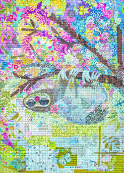 Puzzle 1000 pièces - Paresseux Cousu - Heye
