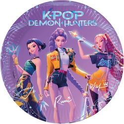 8 Assiettes K-Pop Demon Hunters
