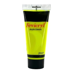 Peinture Acrylique en tube Jaune fluo 200ml - Amt
