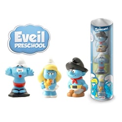 Les Schtroumpfs - Tubo 3 figurines Preschool 10 cm - Plastoy