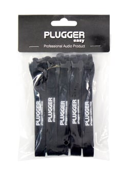 Attaches câbles Noir Pack de 10 Plugger